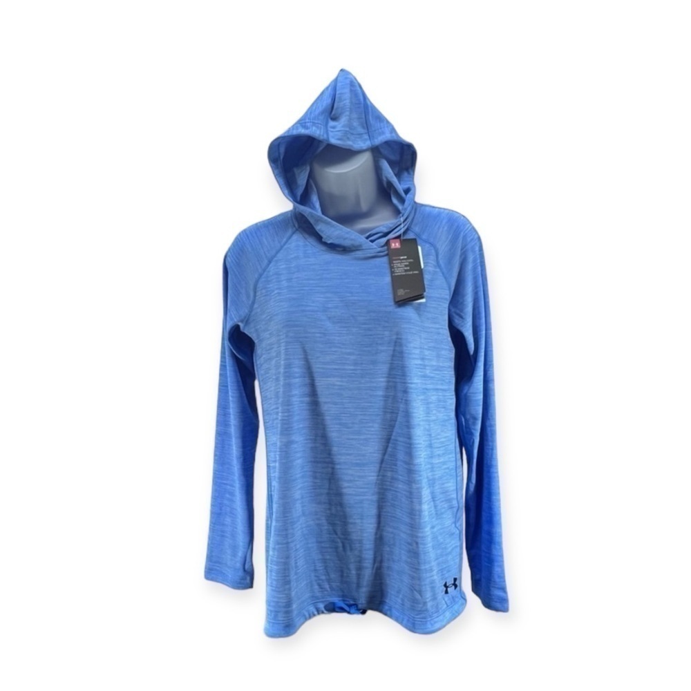 Under Armour Women's Running Jogging Hoodie Blue Drawstring Size XS NWT